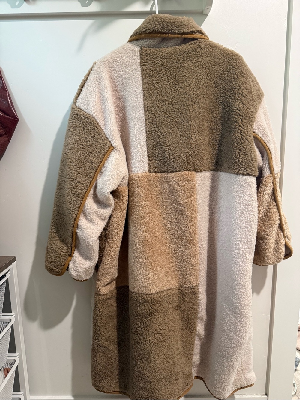 Anthropologie PILCRO Sherpa Trench Coat - Picture 2 of 3